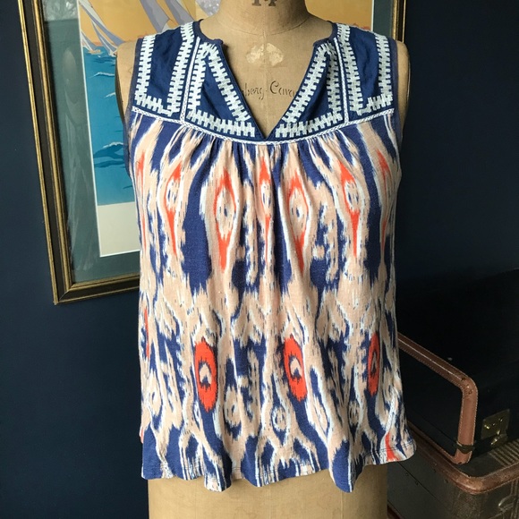 Meadow Rue Anthropologie flowing tank top XS - Picture 2 of 7